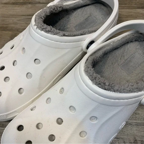 CROCS Classic Clogs Faux Fur Lined Slingback Unisex - Picture 10 of 11